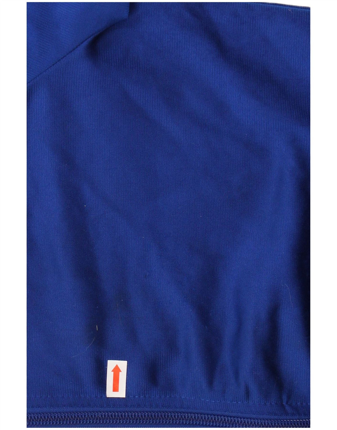 ADIDAS Boys Graphic Tracksuit Top Jacket 11-12 Years Blue Polyester