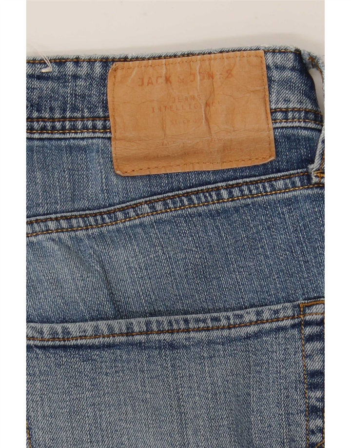 Jack & Jones Mens Tim Slim Jeans W33 L32 Blue Cotton