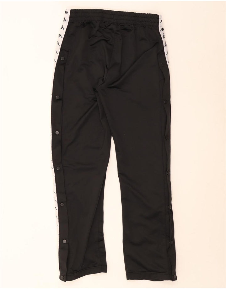 Kappa Mens Graphic Tracksuit Trousers Large Black Colourblock
