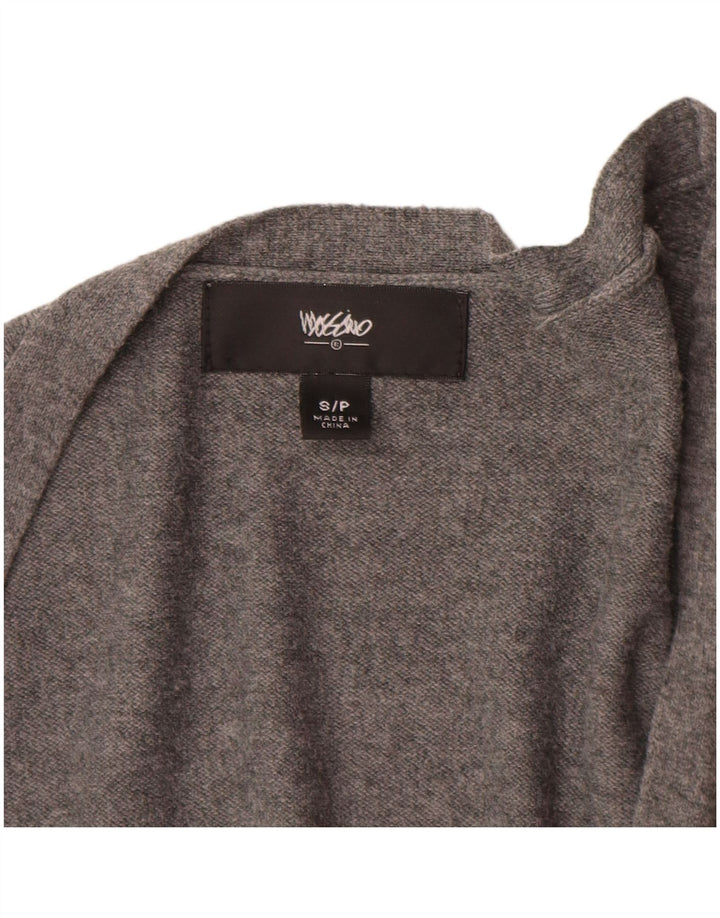 MOSSIMO Womens Cardigan Sweater UK 10 Small Grey Nylon