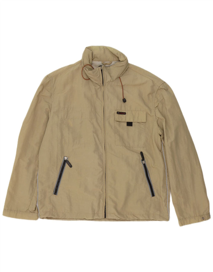 Jaqueta de chuva masculina Gas UK 42 XL poliéster cáqui