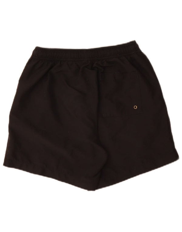 Calvin Klein Herre grafiske svømmeshorts Small Black Colourblock Polyester