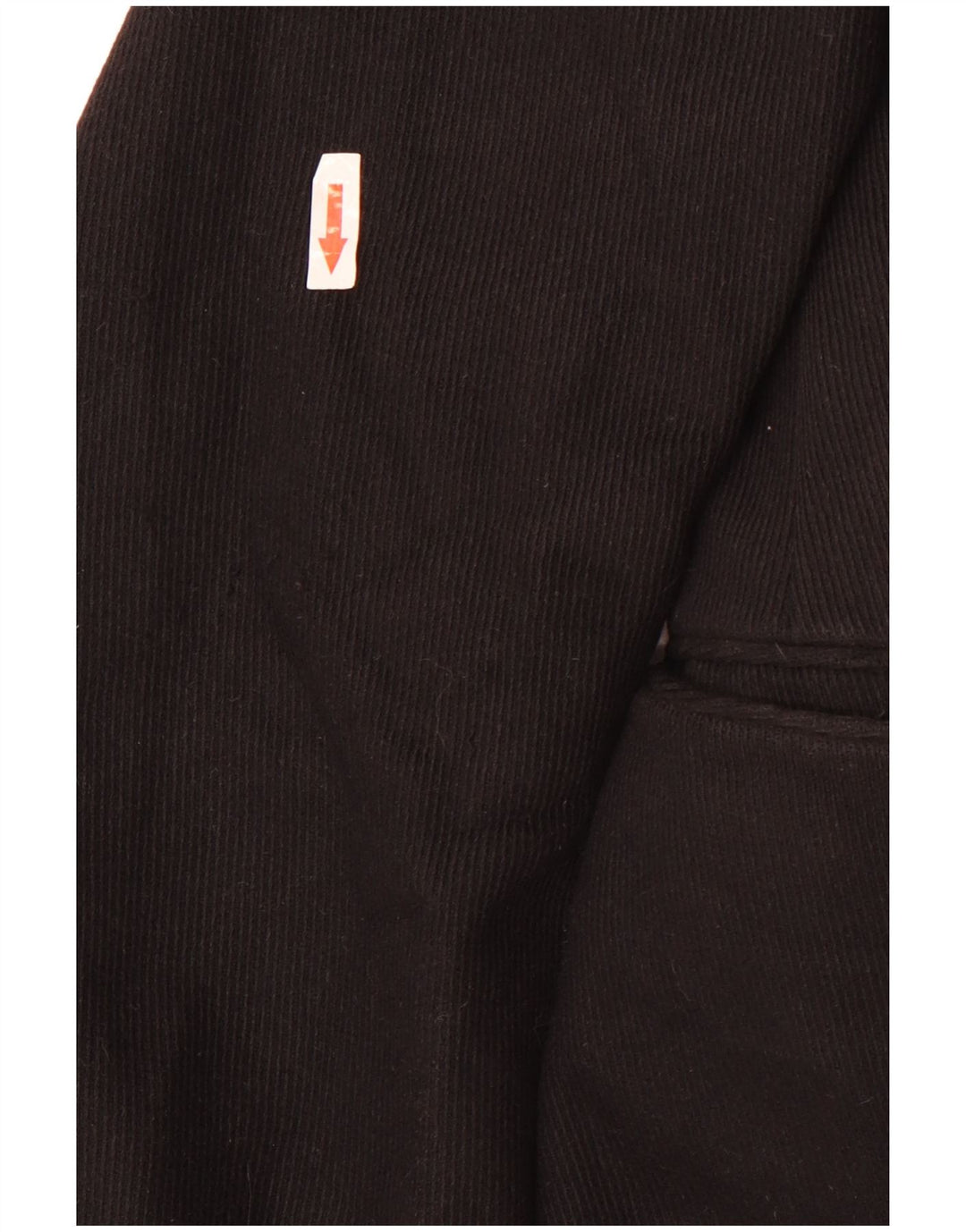 Fay Herre Corduroy Overfrakke UK 40 Large Black