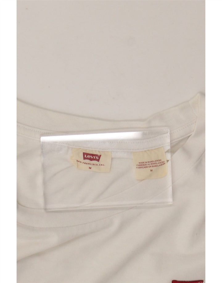 T-shirt da donna LEVI'S UK 14 media bianca