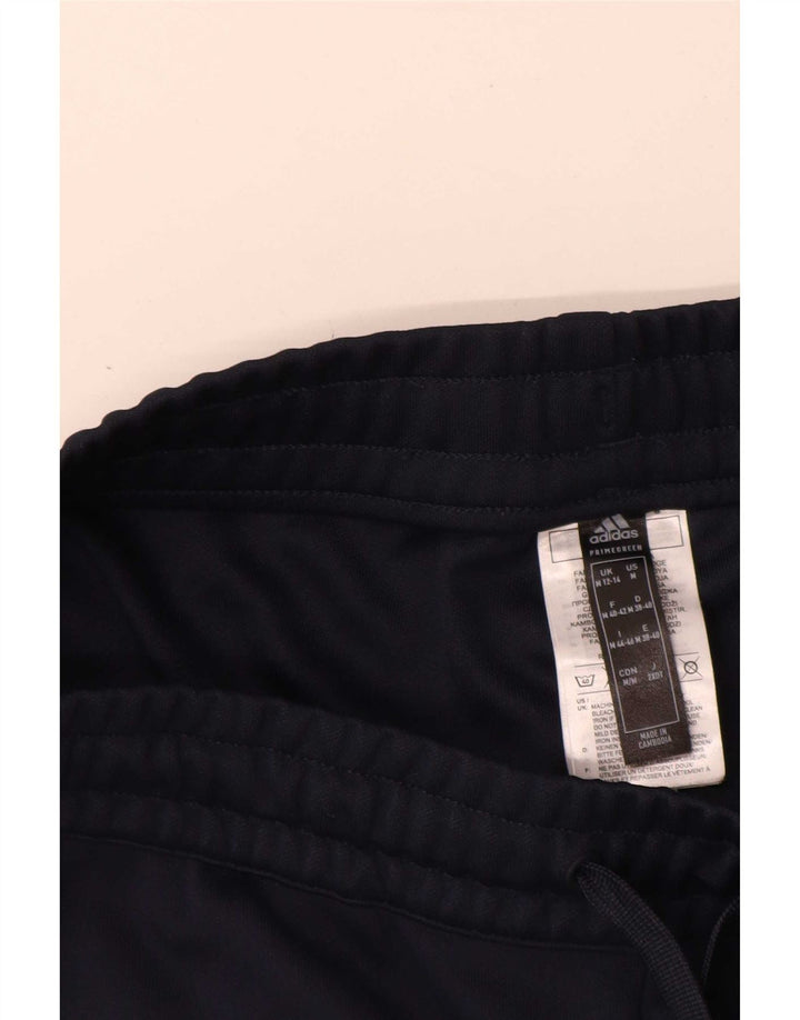Adidas Womens Tracksuit Trousers UK 12/14 Medium Navy Blue Polyester