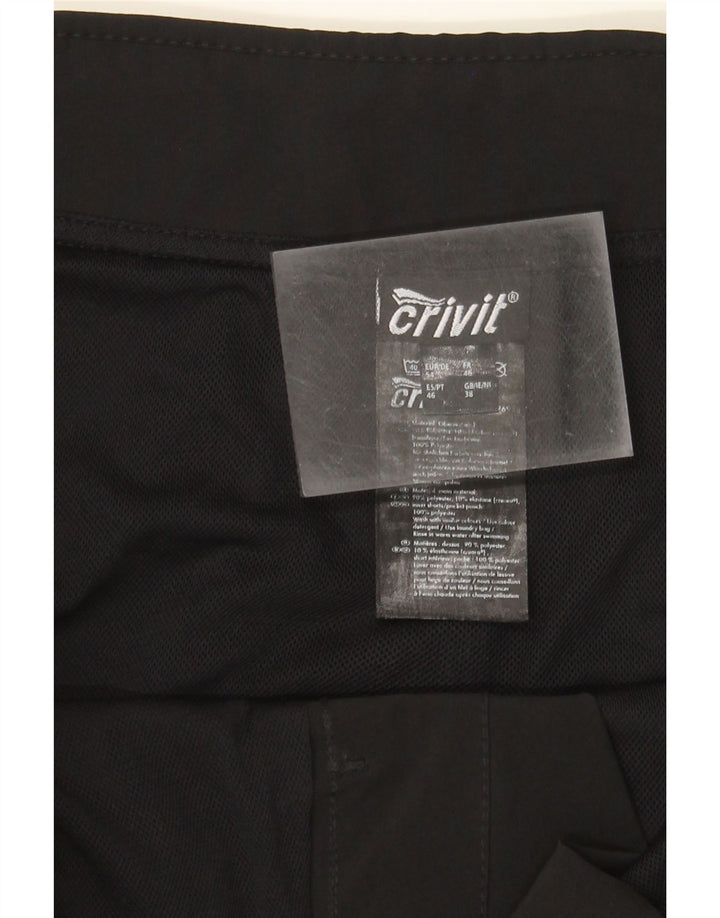Crivit Mens Swimming Shorts XL  Black Polyester