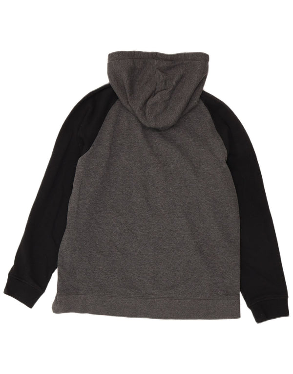 Reebok Herre grafisk hættetrøje Jumper Medium Grey Colourblock Bomuld