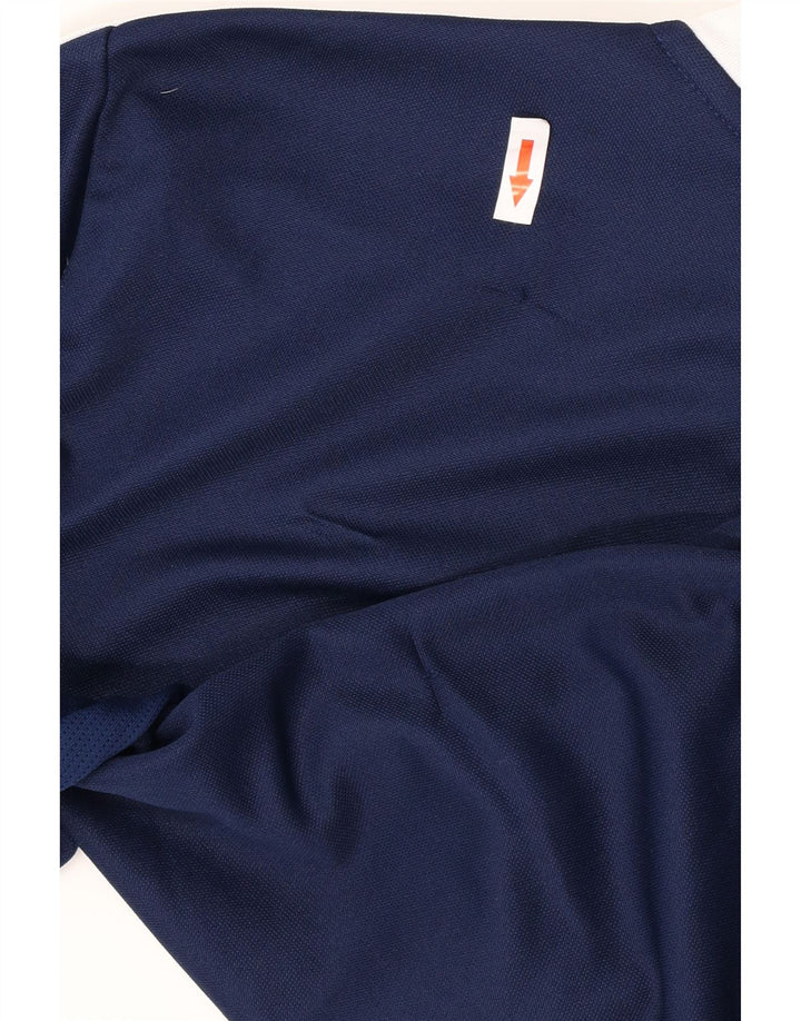 Adidas Hombre Aeroready Jersey Chándal Top Medio Azul Marino Colorblock