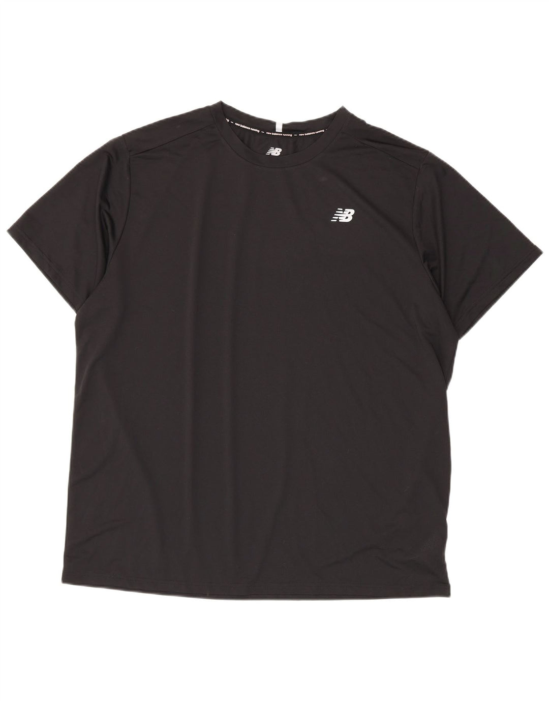 New Balance T-Shirt Homme Haut 2XL Noir Polyester