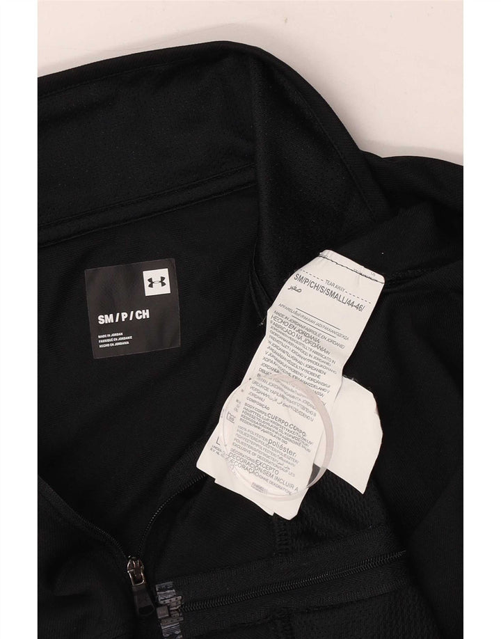 Under Armour Mens Treino Top Jacket Pequeno Poliéster Preto