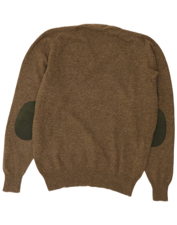 Maglione Kappa da uomo con scollo a V XL in lana verde