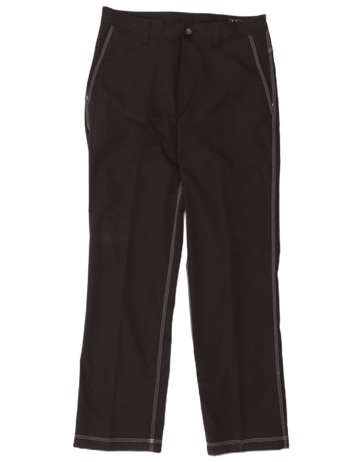 Adidas Mens Climacool Straight Chino Trousers W34 L32 Black Polyester