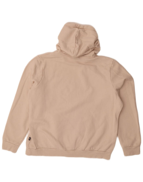 Felpa con cappuccio da donna Puma UK 18 XL cotone bianco sporco