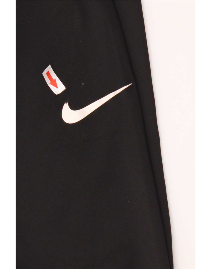 Nike Womens Capri Graphic Leggings UK 8 Small Black Polyester