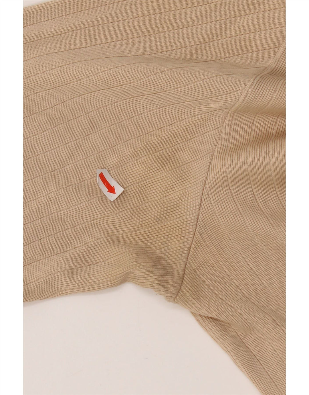 Gas Mens Top Long Sleeve Medium Beige Cotton