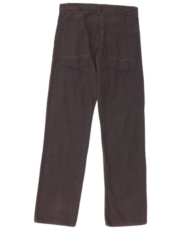 Pantaloni casual dritti da ragazzo Hugo Boss 13-14 anni W28 L28 cotone nero