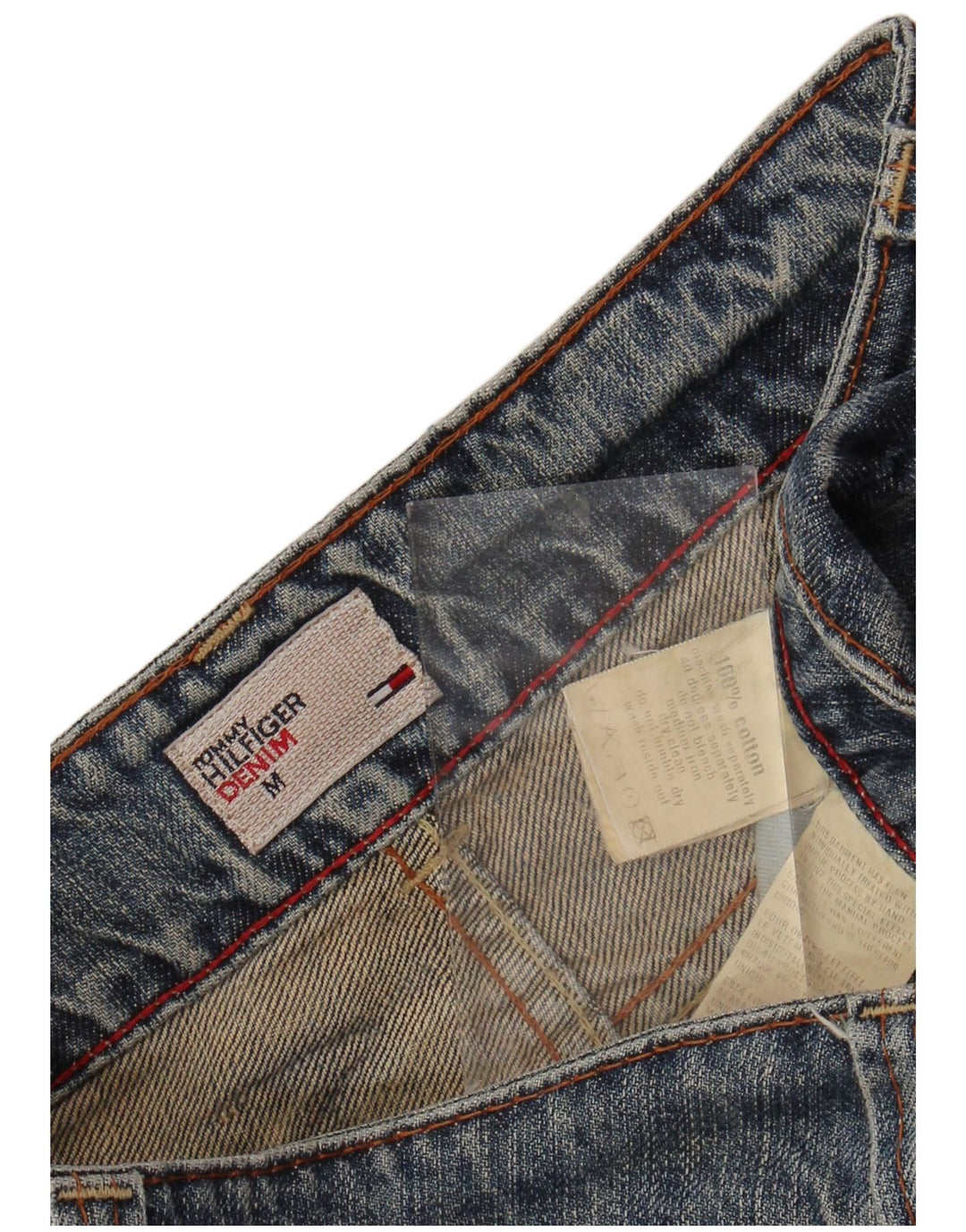 TOMMY HILFIGER Womens Denim Skirt Medium W30  Blue Cotton