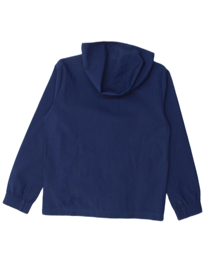 Jachetă de ploaie cu glugă Adidas pentru băieți 9-10 ani poliester bleumarin
