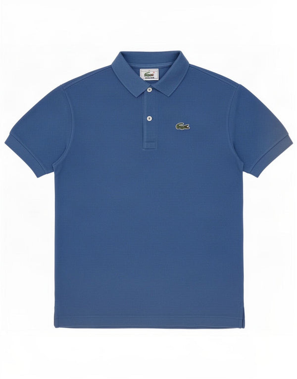 Tricou polo Lacoste pentru baieti 11-12 ani bumbac albastru