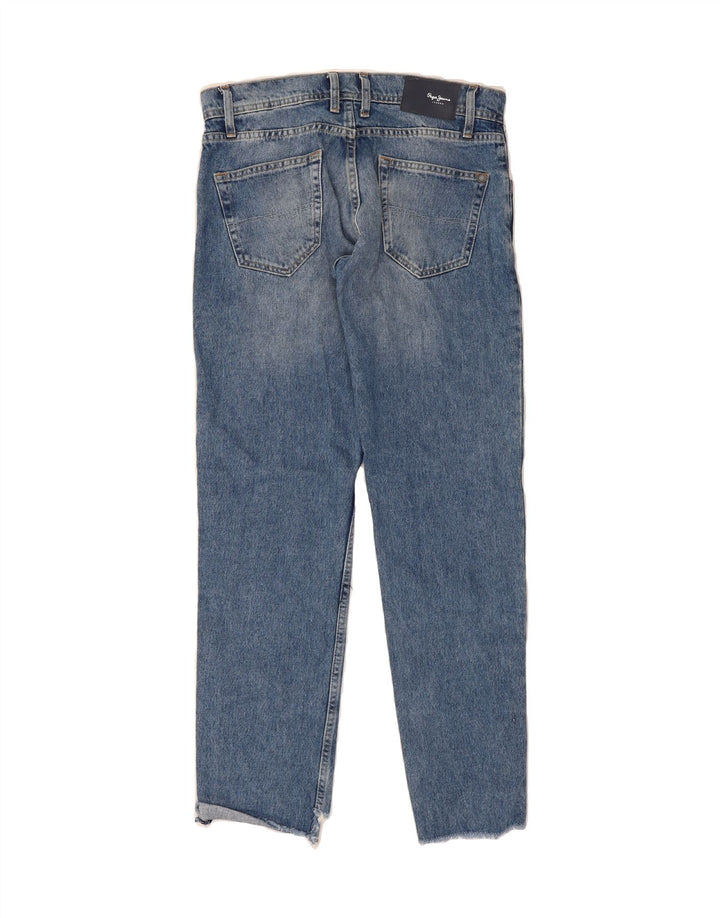 PEPE JEANS Womens Straight Jeans W32 L29 Blue Vintage PEPE Jeans and Second-Hand PEPE Jeans from Messina Hembry 