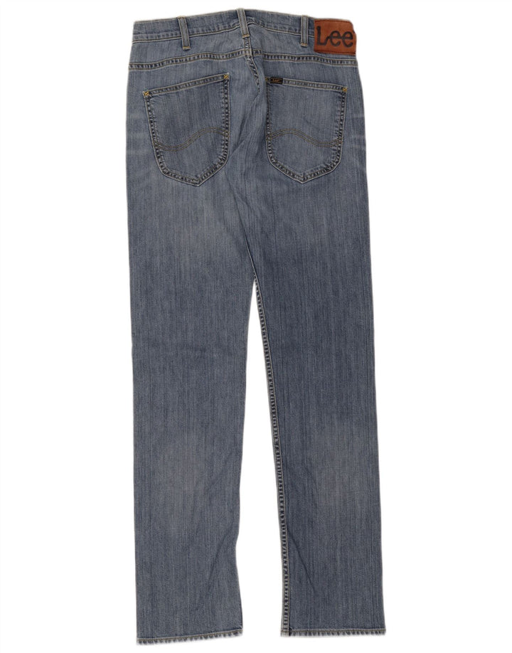 LEE Womens Powell Slim Jeans W31 L34 Blue Cotton