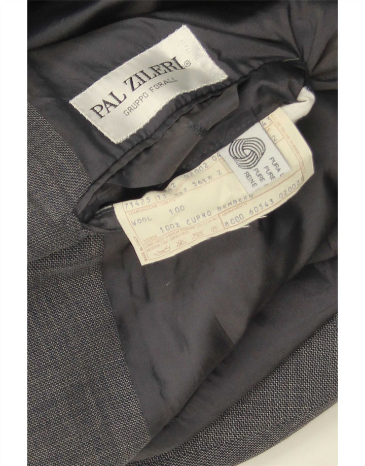 Pal Zileri Chaqueta tipo blazer con doble botonadura para hombre IT 52 XL Lana gris