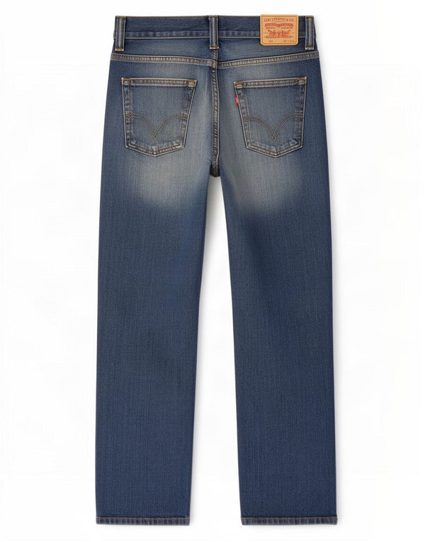 Levi's Herren 506 Straight Jeans W34 L31 Blaue Baumwolle