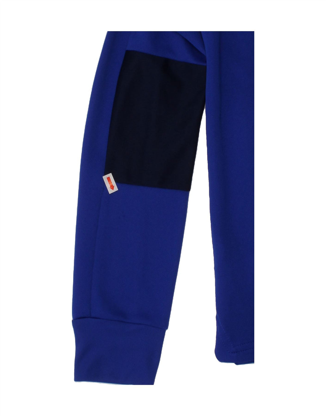 ADIDAS Boys Climalite Pullover Tracksuit Top 11-12 Years Blue Colourblock Vintage Adidas and Second-Hand Adidas from Messina Hembry 