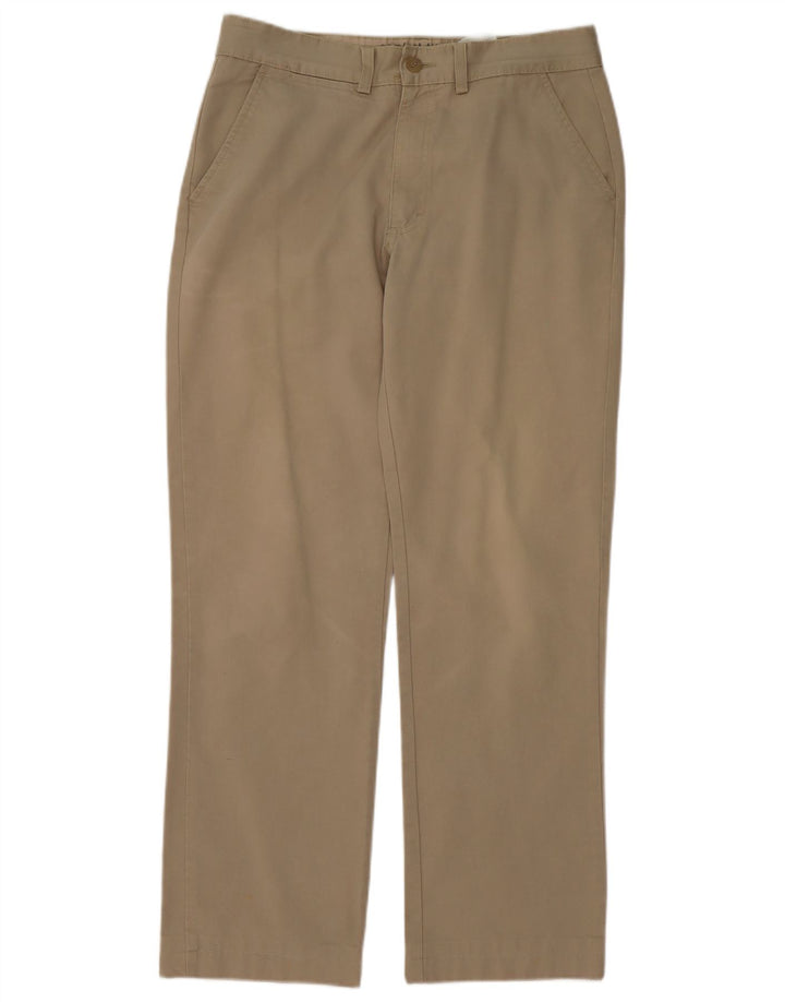 CLASSIC Mens Chino Trousers IT 48 Medium W32 L31 Khaki Cotton