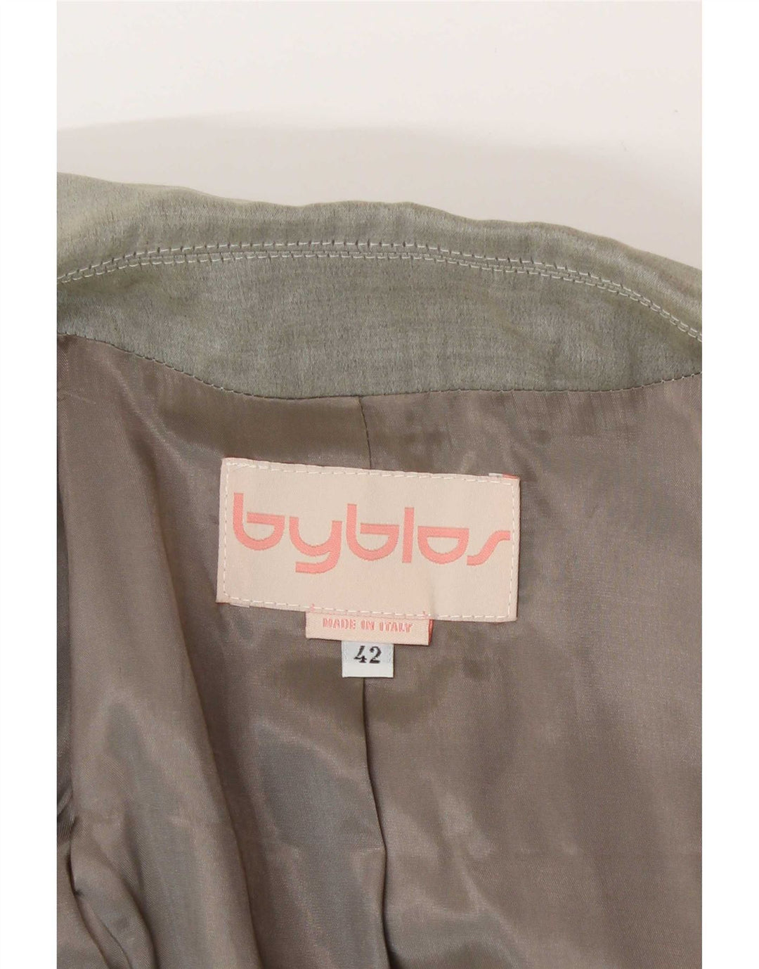 Byblos Veste blazer croisée pour femme IT 42 Gris moyen