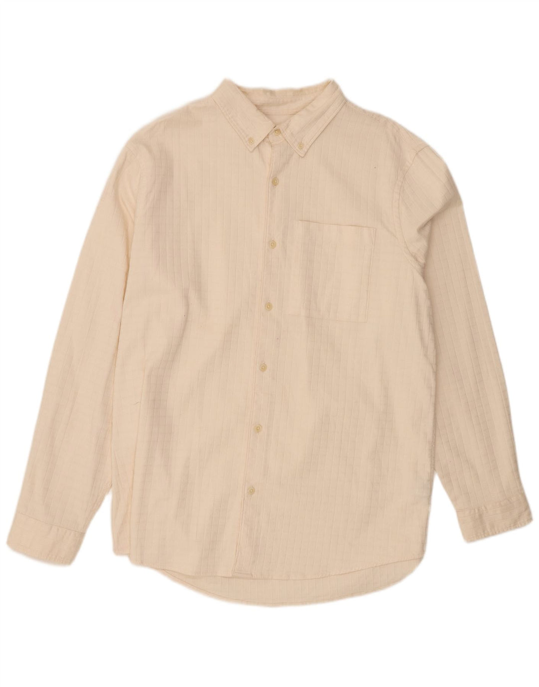 Camisa masculina Marks & Spencer XL algodão bege
