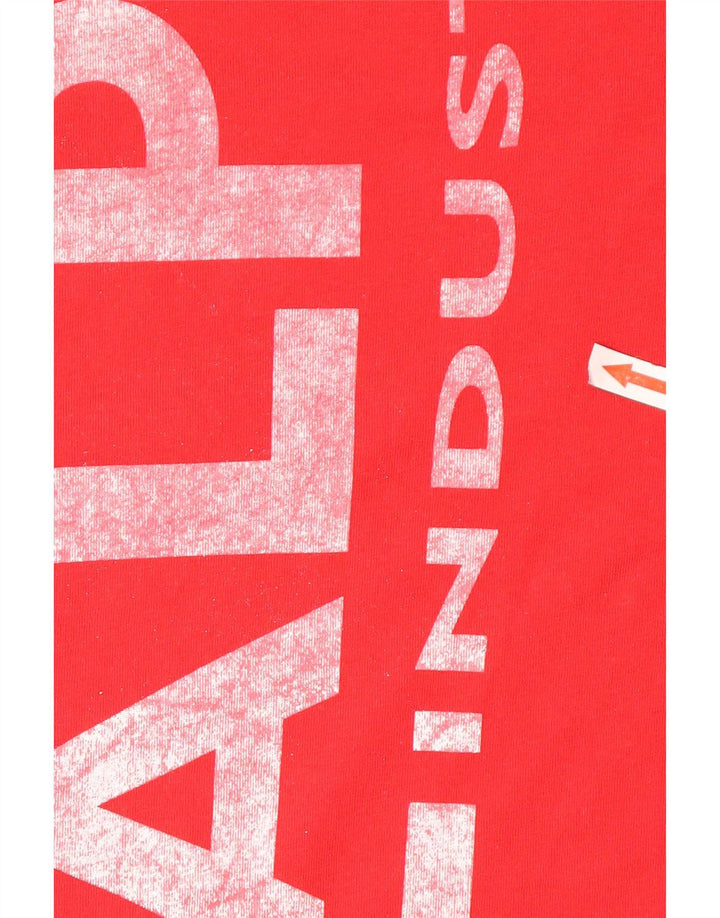 Alpha Industries Herre Grafisk T-Shirt Top XL Rød