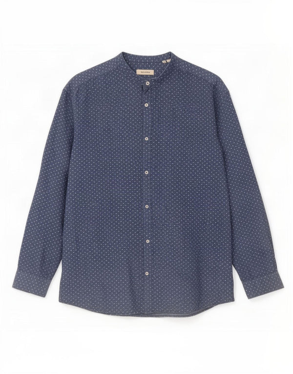 Koszula męska Jack & Jones 2XL, niebieska, bawełniana w cętki
