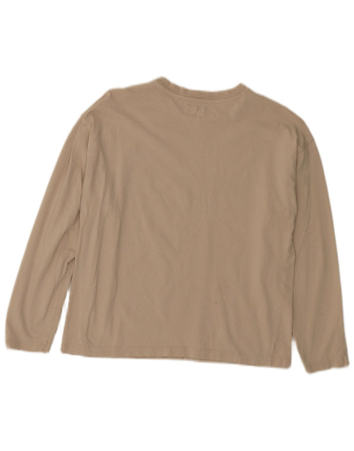 ZARA Girls Top Long Sleeve 9-10 Years Beige