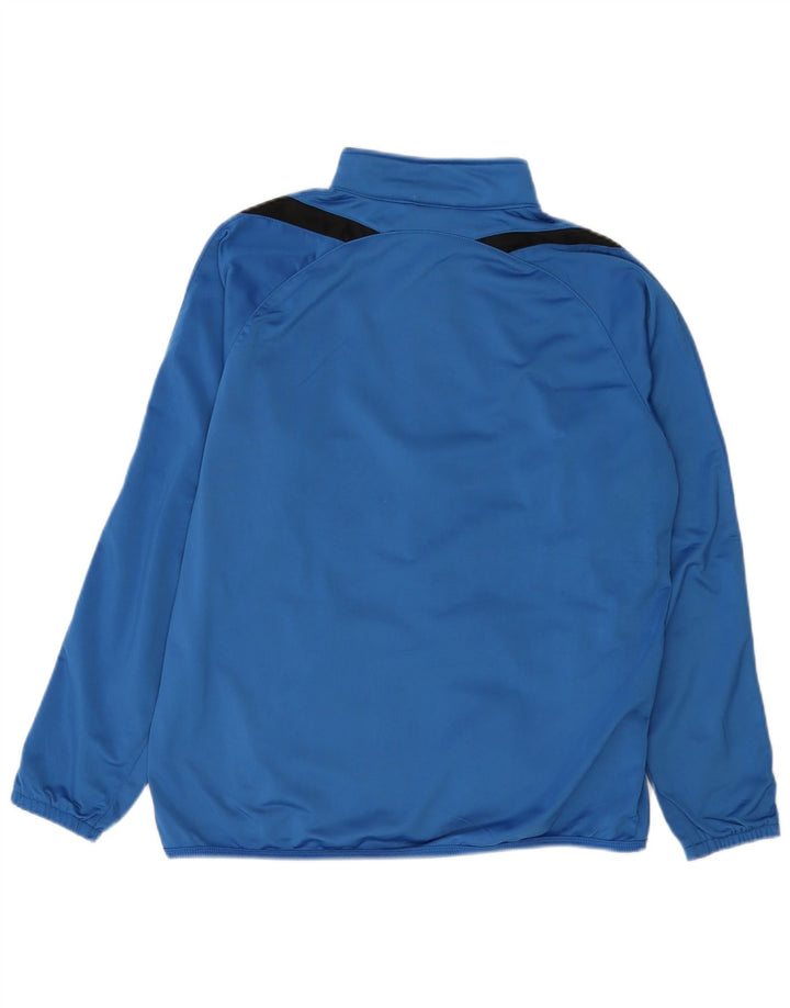 Giacca da tuta da uomo Erima UK 40/42 Poliestere color block blu medio