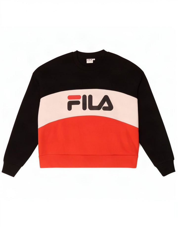 Женский свитер с рисунком Fila UK 14, средний разноцветный