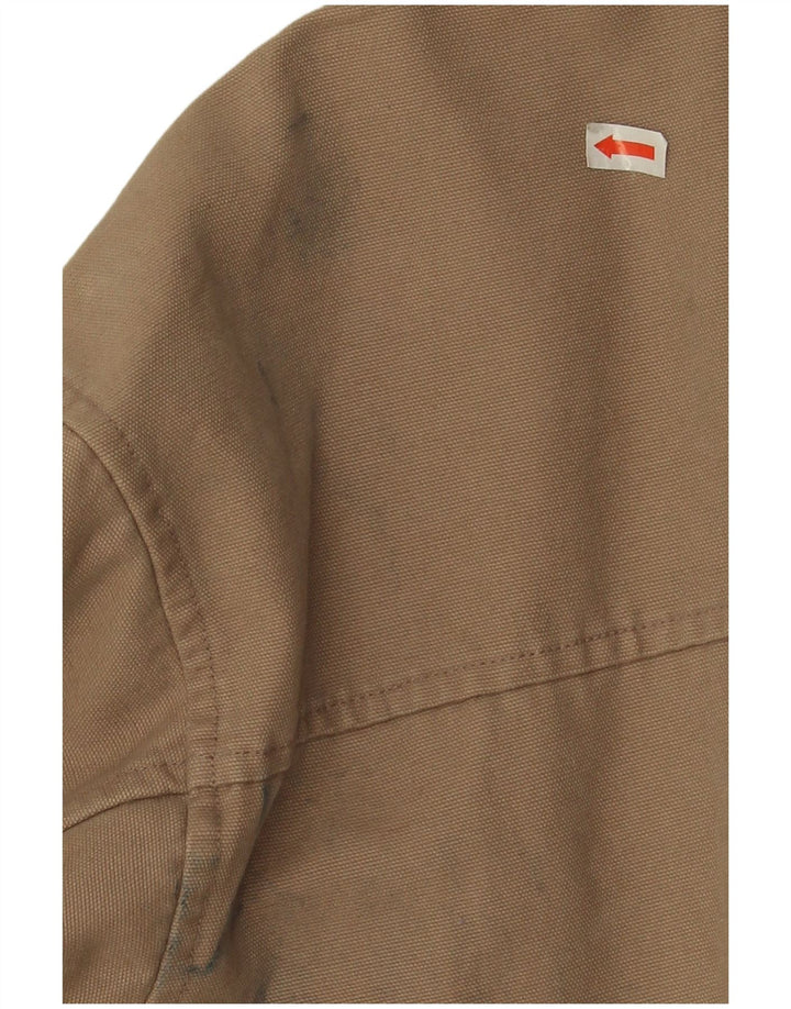 Tom Tompson Mens Bomber Jacket UK 42 XL Beige Cotton