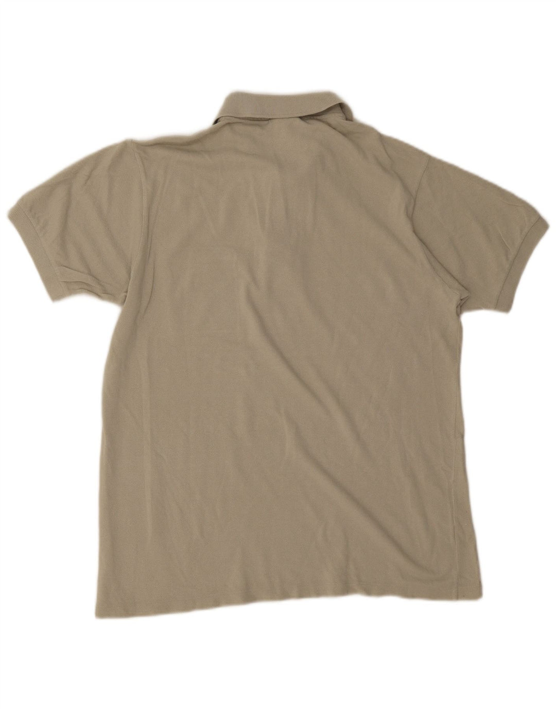 Lacoste Herren-Poloshirt, Größe 4, mittlere Khaki-Baumwolle