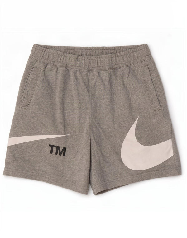 Nike Mens Graphic Sport Shorts Medium Grey Cotton