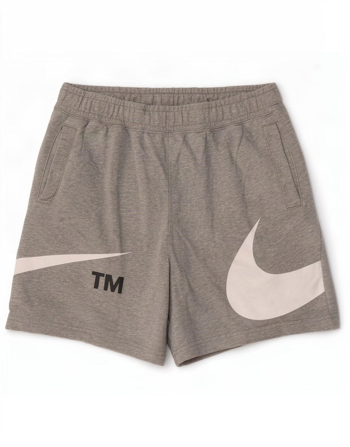 Nike Mens Graphic Sport Shorts Medium Grey Cotton
