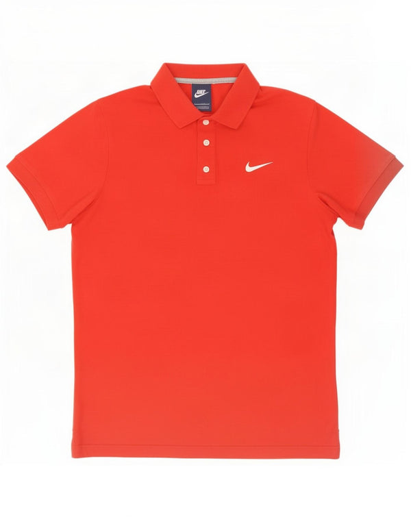 Camisa polo masculina Nike grande algodão vermelho