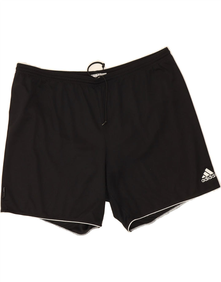 ADIDAS Mens Sport Shorts Large  Black Polyester Vintage Adidas and Second-Hand Adidas from Messina Hembry 