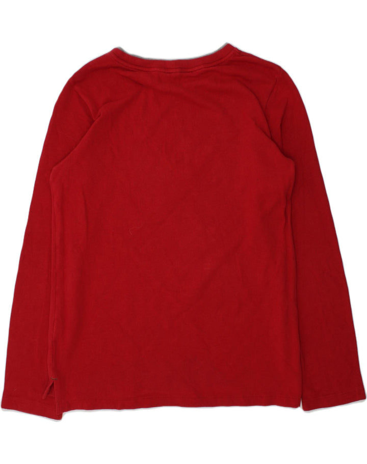 BENETTON Boys Disney Graphic Top Long Sleeve 10-11 Years XL Red Cotton | Vintage Benetton | Thrift | Second-Hand Benetton | Used Clothing | Messina Hembry 