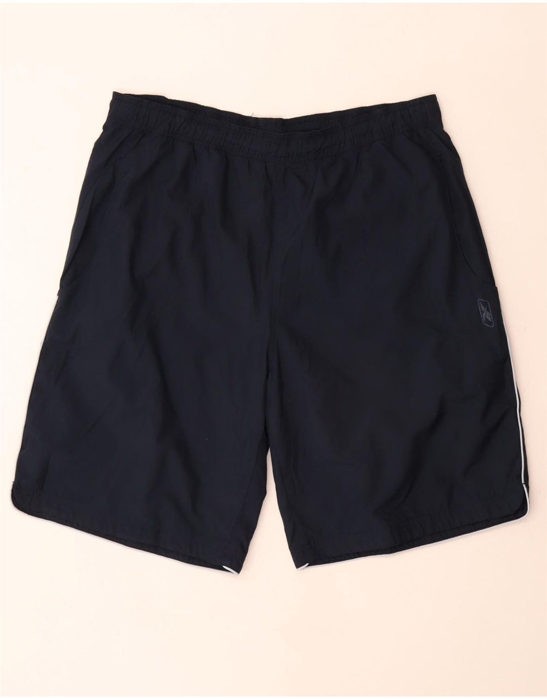 Pantaloncini sportivi Reebok da uomo grandi blu navy