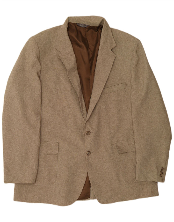 Levi's Action Suits Mens 2 Button Blazer Jacket Size 50 4XL Beige