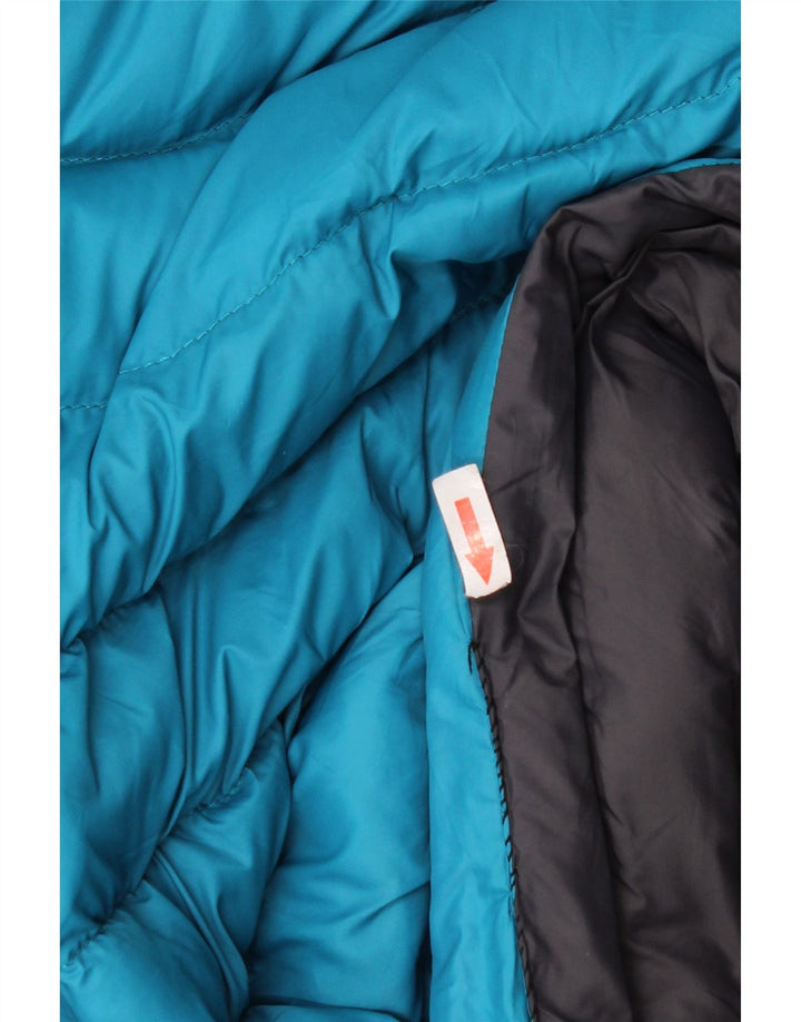 Mountain Warehouse Womens Hooded Padded Coat UK 20 2XL Blue Polyester