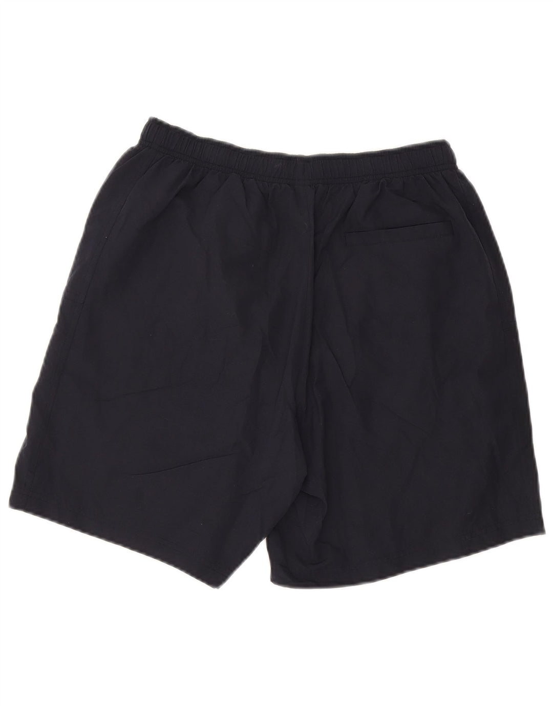 REEBOK Mens Sport Shorts Medium Navy Blue Polyester