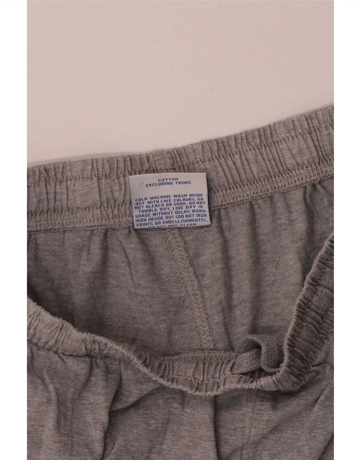 Champion Mens Graphic Regular Sport Shorts Small Grey Cotton
