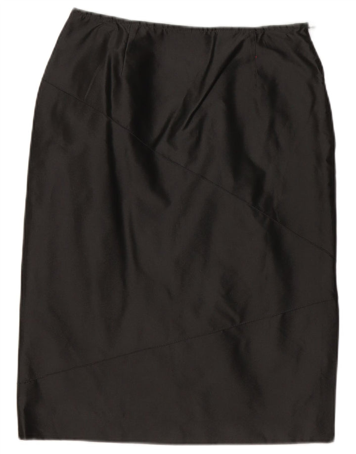 Max & Co. Womens Midi Skirt UK 10 Small W28 Black Polyester