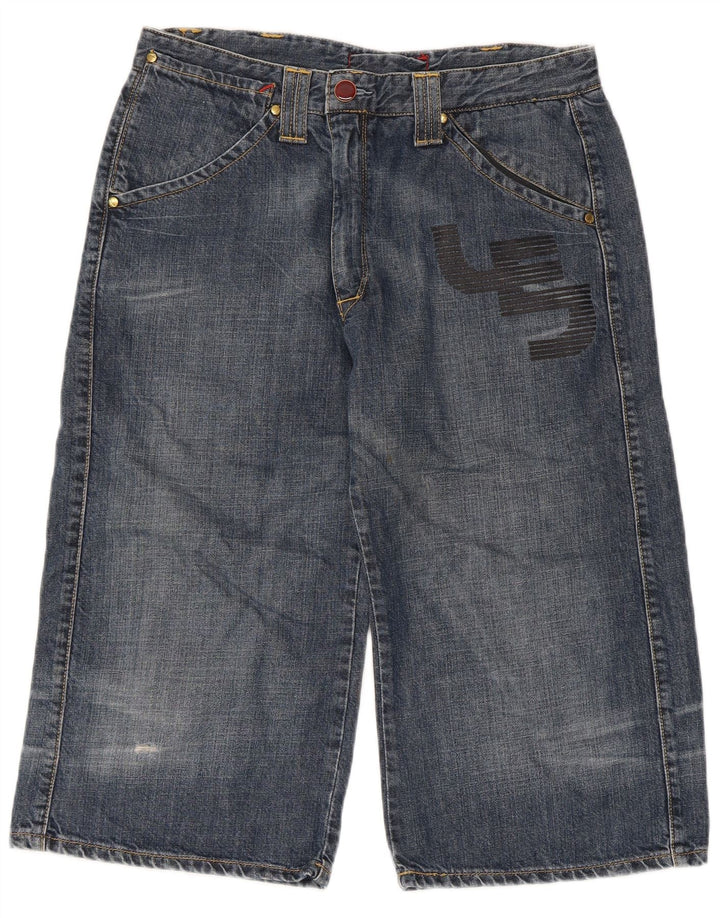 Levi's Mens Graphic Denim Bermuda Shorts Medium W32 Blue Cotton